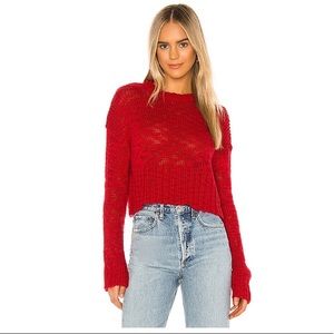 Privacy please Primrose Sweater in red